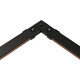 Continuum - Track Track 90 Degree Corner Connector (ETMSC90-2WALL-BK)