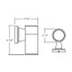 ARCHITECTURAL OUTDOOR OUTDR,WLLMNT,50W GU10,RD,DNLT (19201-016)