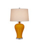Currey and Company - 6000-0933 - One Light Table Lamp - Imperial Collection - Imperial Yellow/Clear/Natural Brass