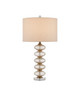 Currey and Company - 6000-0945 - One Light Table Lamp - Zebulon - Clear with Gold Speckles/Contemporary Gold Leaf