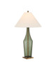 Currey and Company - 6000-1010 - One Light Table Lamp - Olive - Green/Antique Brass