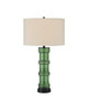 Currey and Company - 6000-1011 - One Light Table Lamp - Balsam - Green/Glossy Black