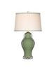 Currey and Company - 6000-1028 - One Light Table Lamp - Londonderry - Green/Clear