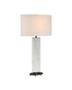 Currey and Company - 6000-1029 - One Light Table Lamp - Stanhope - White/Bronze