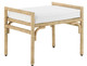 Currey and Company - 7000-1161 - Ottoman - Natural