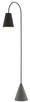 Currey and Company - 8000-0070 - One Light Floor Lamp - Lotz - Black Iron/Polished Portland Gray