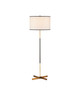 Currey and Company - 8000-0149 - One Light Floor Lamp - Willoughby - Brass/Oil Rubbed Bronze