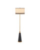 Currey and Company - 8000-0174 - One Light Floor Lamp - Gieves - Black/Bronze/Antique Brass