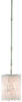 Currey and Company - 9000-0344 - One Light Pendant - Moonstone - Natural/Chinois Silver Leaf