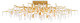 Forest Light 14 Light Semi-Flush Mount (9000-0423)