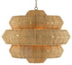 Currey and Company - 9000-0496 - 18 Light Chandelier - Antibes - Natural/Khaki