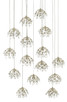 Crystal Bud 15 Light Pendant (9000-0670)
