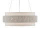Currey and Company - 9000-0735 - Six Light Chandelier - Rousham - Beige/Sugar White