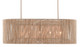 Currey and Company - 9000-0737 - Five Light Chandelier - Mereworth - Natural/Beige