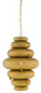 Currey and Company - 9000-0761 - One Light Chandelier - Bee My Honey - Antique Brass