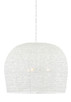 Currey and Company - 9000-0869 - Three Light Chandelier - Piero - White