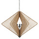 Currey and Company - 9000-0965 - Three Light Chandelier - Shizen - Natural/Hiroshi Gray