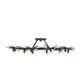 Rainforest Ten Light Semi-Flush Mount (9000-0981)