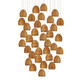 Currey and Company - 9000-1004 - 36 Light Pendant - Beehive - Natural/Silver