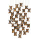 Currey and Company - 9000-1046 - 36 Light Pendant - Alsop - Brown/Black/Natural/Silver