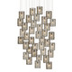 Currey and Company - 9000-1053 - 36 Light Pendant - Regatta - Natural/Cupertino/Silver