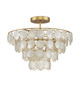 Bon Vivant One Light Semi-Flush Mount (9000-1087)