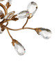 Crystal Bud Five Light Semi-Flush Mount (9000-1123)