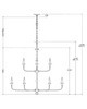 Nottaway Nine Light Chandelier (9000-1129)