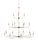 Currey and Company - 9000-1130 - 18 Light Chandelier - Nottaway - Pyrite Bronze