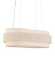 Currey and Company - 9000-1135 - Five Light Chandelier - Monreale - White/Sugar White