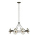 Circumstellar Eight Light Chandelier (9000-1150)