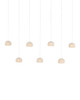 Currey and Company - 9000-1184 - Seven Light Pendant - Virtu - Natural/Silver
