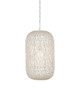 Currey and Company - 9000-1211 - One Light Pendant - Cocoon - Cream/Vanilla/White