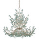 Currey and Company - 9000-1294 - 12 Light Chandelier - Baobab - Clear/Contemporary Silver Leaf/Contemporary Silver