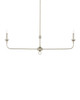 Currey and Company - 9000-1312 - Two Light Chandelier - Nottaway - Champagne