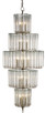 Currey and Company - 9311 - 18 Light Chandelier - Bevilacqua - Silver Leaf