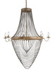 Currey and Company - 9412 - Eight Light Chandelier - Lucien - French Gold Leaf/Iron