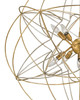 Zenda Gold Orb Chandelier Ten Light Chandelier (9840)