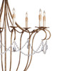 Crystal Lights Eight Light Chandelier (9881)