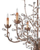 Crystal Bud Six Light Chandelier (9882)