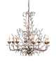 Currey and Company - 9884 - Eight Light Chandelier - Crystal Bud - Cupertino