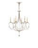 Crystal Lights Six Light Chandelier (9890)