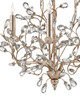 Crystal Bud Three Light Chandelier (9974)