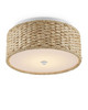 Colchester Raffia LED Flush Mount (9999-0056)
