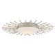 Currey and Company - 9999-0068 - One Light Flush Mount - Planisphere - Finish: Silver Leaf/White/Mirror