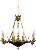 Metropolitan - N850209 - Eight Light Chandelier - Metropolitan - Doré Gold W/Black