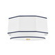 Hudson Valley - 3218-AGB - Two Light Flush Mount - Riverdale - Aged Brass