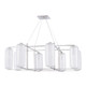 Hudson Valley - 3478-PN - Eight Light Chandelier - Pebble - Polished Nickel