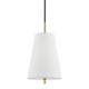 Hudson Valley - 3715-AOB - One Light Pendant - Bowery - Aged Brass/Old Bronze