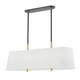 Hudson Valley - 3747-AOB - Eight Light Island Pendant - Bowery - Aged Brass/Old Bronze